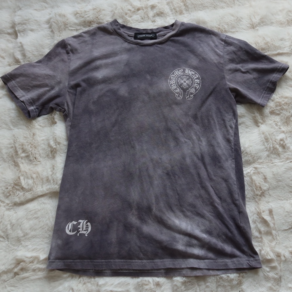 Chrome Hearts Tie-Dye Tee in Charcoal